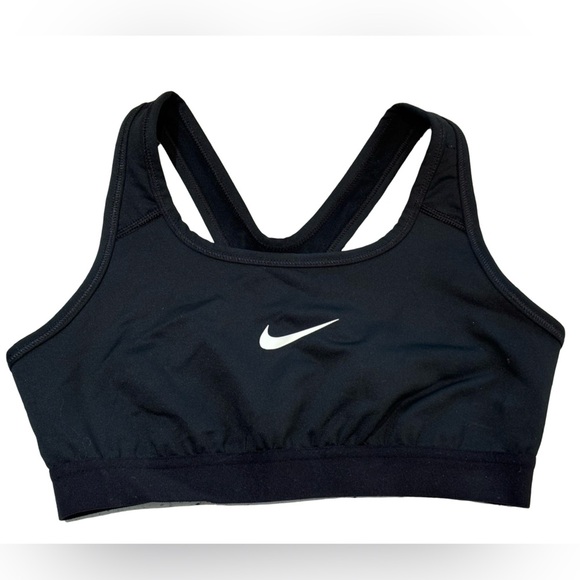 Nike Black Sports Bra Teen Size L - Picture 1 of 3